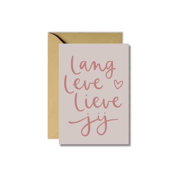 Wenskaart | Lang leve lieve jij