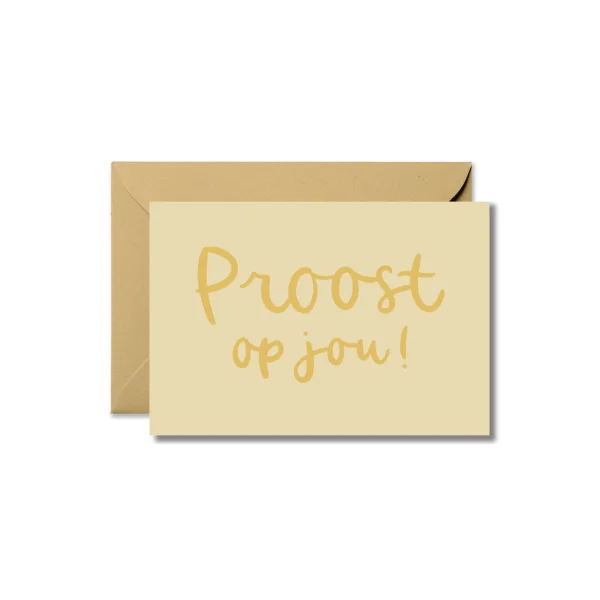 Wenskaart | Proost op jou
