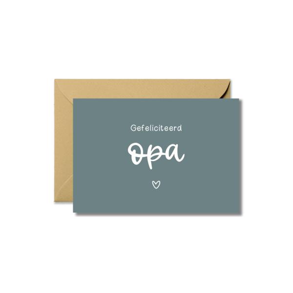 Wenskaart | Gefeliciteerd opa