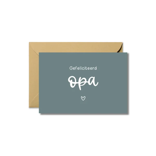 Wenskaart | Gefeliciteerd opa