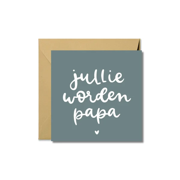 Wenskaart | Jullie worden papa