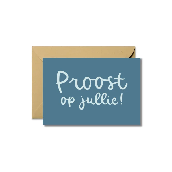 Wenskaart | Proost op jullie