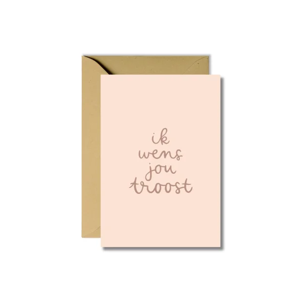 Wenskaart | Ik wens jou troost