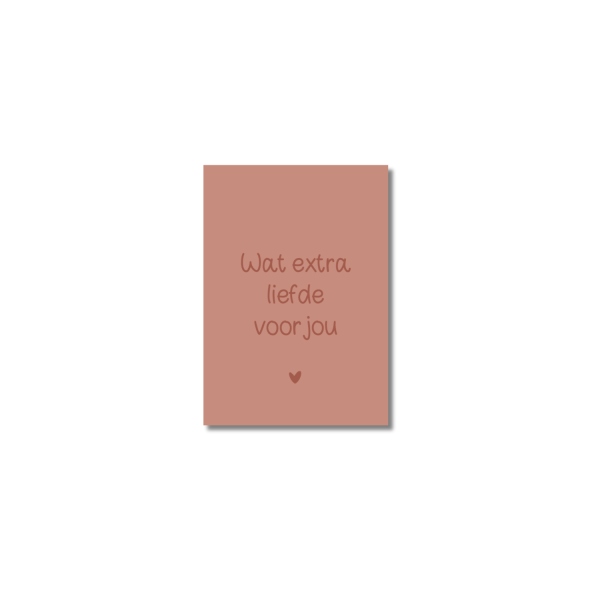 Minikaart | Extra liefde