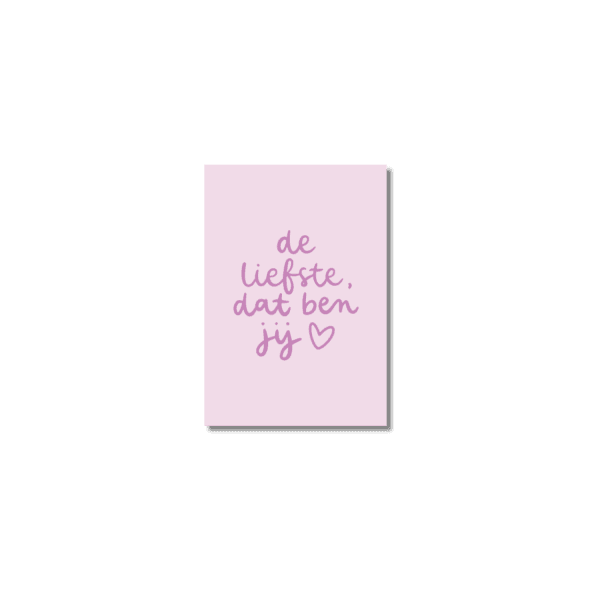 Minikaart | De liefste dat ben jij