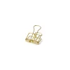 Binderclip goud