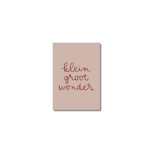 Minikaart | Klein groot wonder