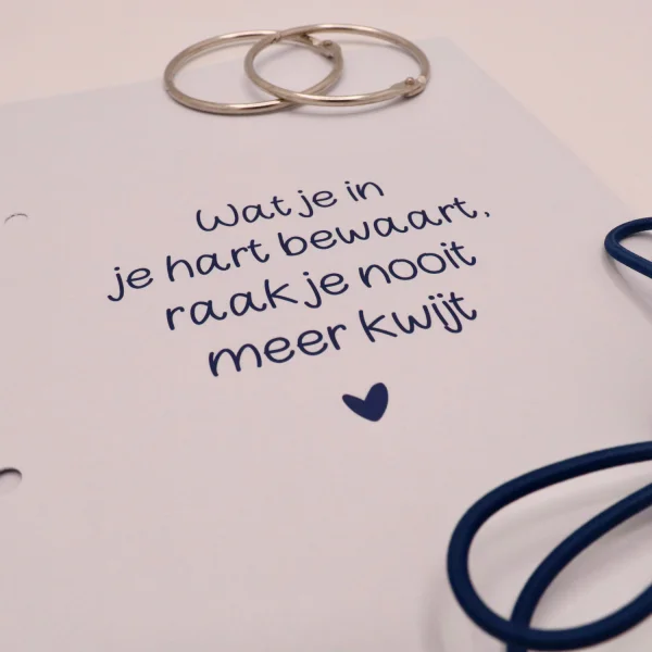 Bewaarbundel Rouwkaarten | Wat je in je hart bewaart - Afbeelding 2