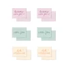 Set van 6 blanco tegoedbonnen – Voor persoonlijke cadeaus