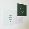 Set forex tegeltjes | Vier elke dag + hart groot + liefde - Afbeelding 5