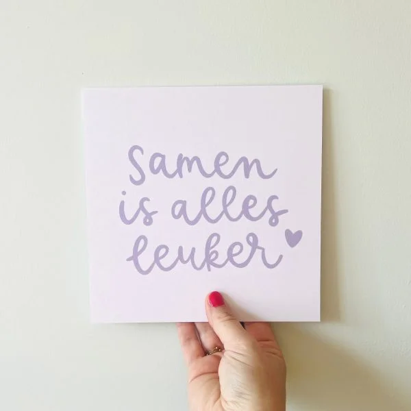 Forex tegeltje | Samen is alles leuker