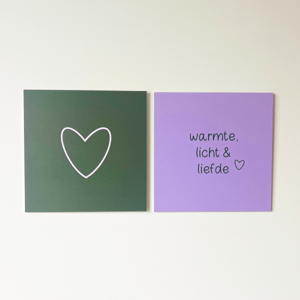 Set forex tegeltjes | Groot hart + warmte, licht & liefde