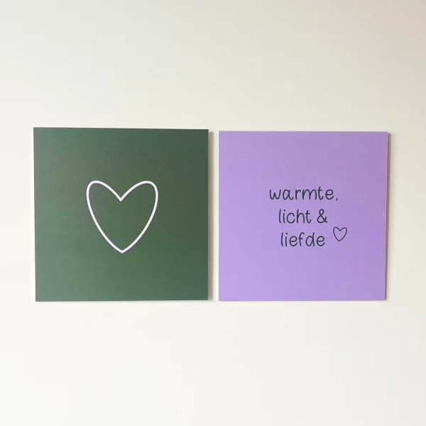 Set forex tegeltjes | Groot hart + warmte, licht & liefde