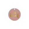 Cadeaulabel | Dikke knuf (met goudfolie)