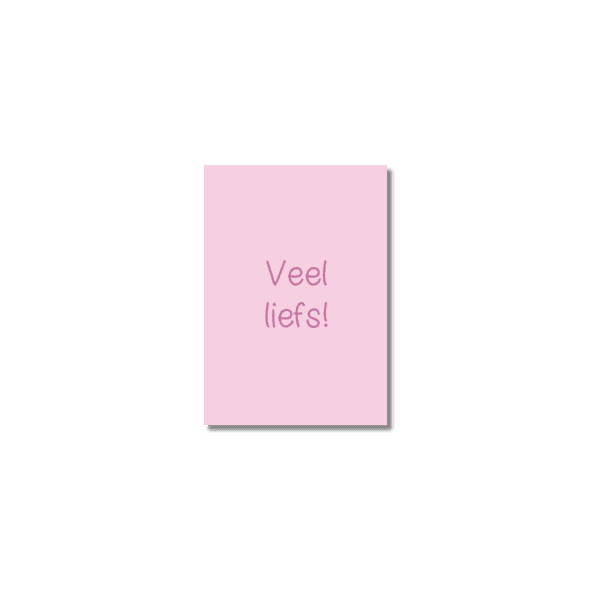 Minikaart | Veel liefs