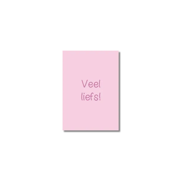Minikaart | Veel liefs