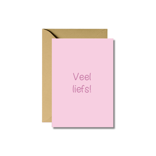 Wenskaart | Veel liefs