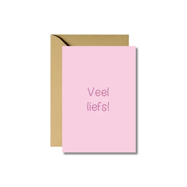 Wenskaart | Veel liefs