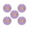 Cadeaulabels Liefs | set van 5 (met goudfolie)
