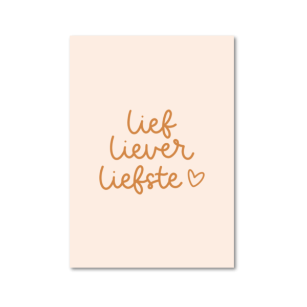 Print A4 | Lief liever liefste