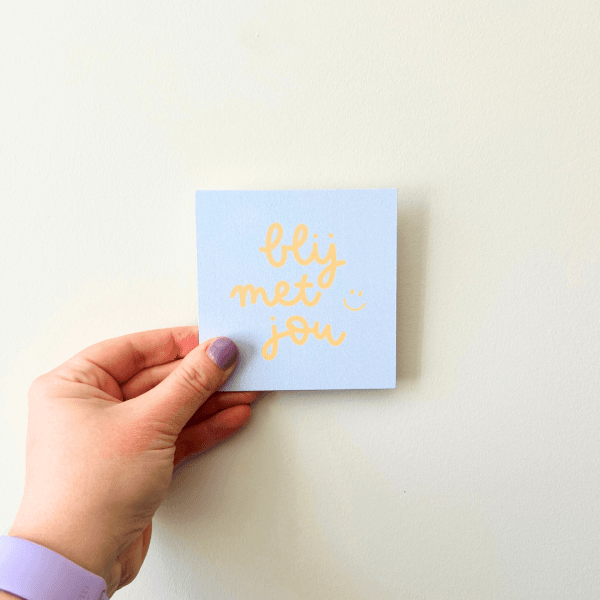 Forex tegeltje | Blij met jou