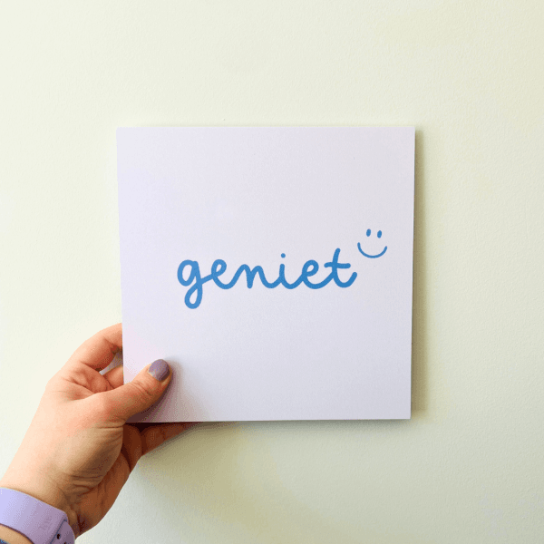 Forex tegeltje | Geniet (groot)