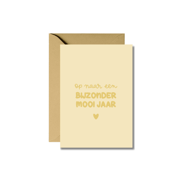 Wenskaart | Op naar een bijzonder mooi jaar