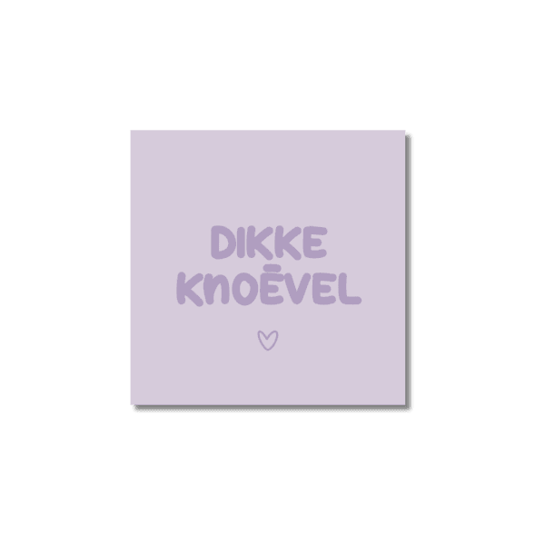 Ansichtkaart Venrays dialect | Dikke knoēvel