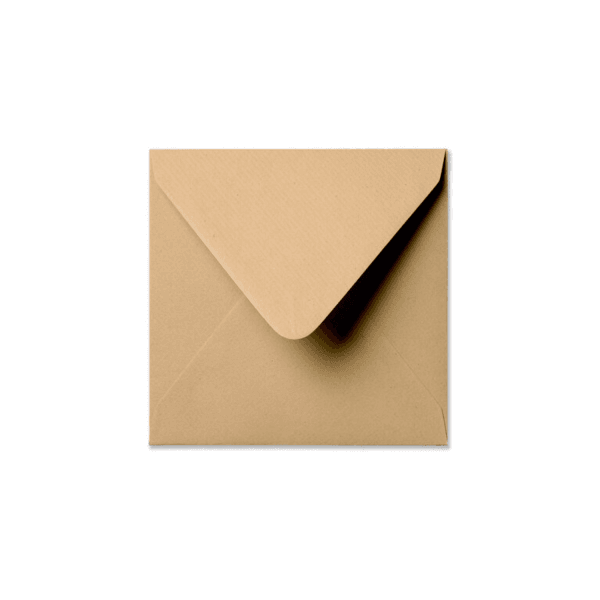 Kraft envelop 14 x 14 cm