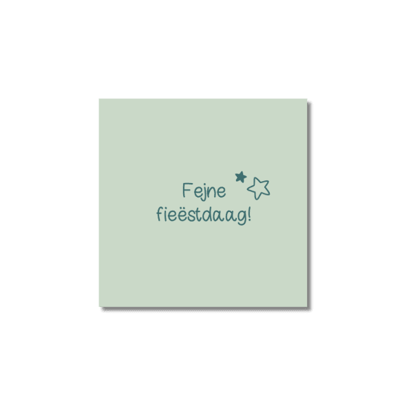 Ansichtkaart Venrays dialect | Fejne fieëstdaag!