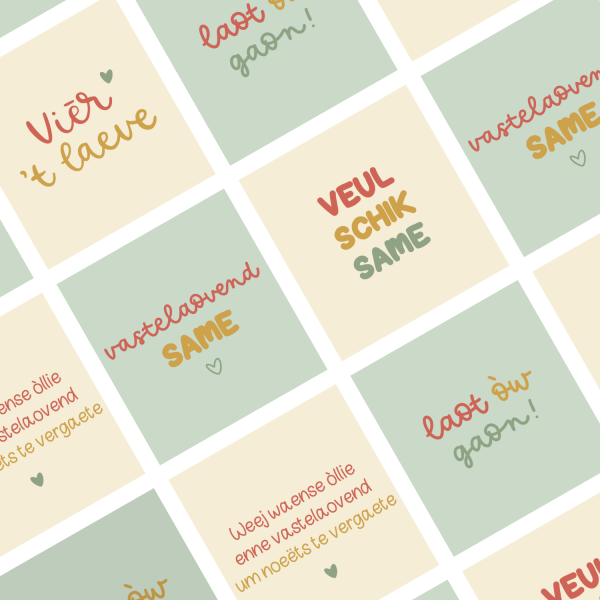 Vastelaovend kaartenset | 5 stuks