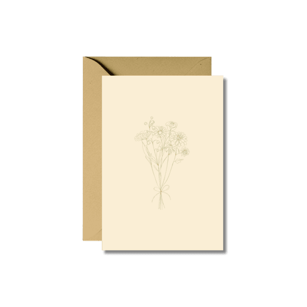 Wenskaart | Boeket